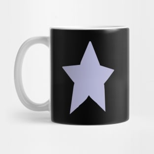 Periwinkle Very Peri Blue Tone Star Mug